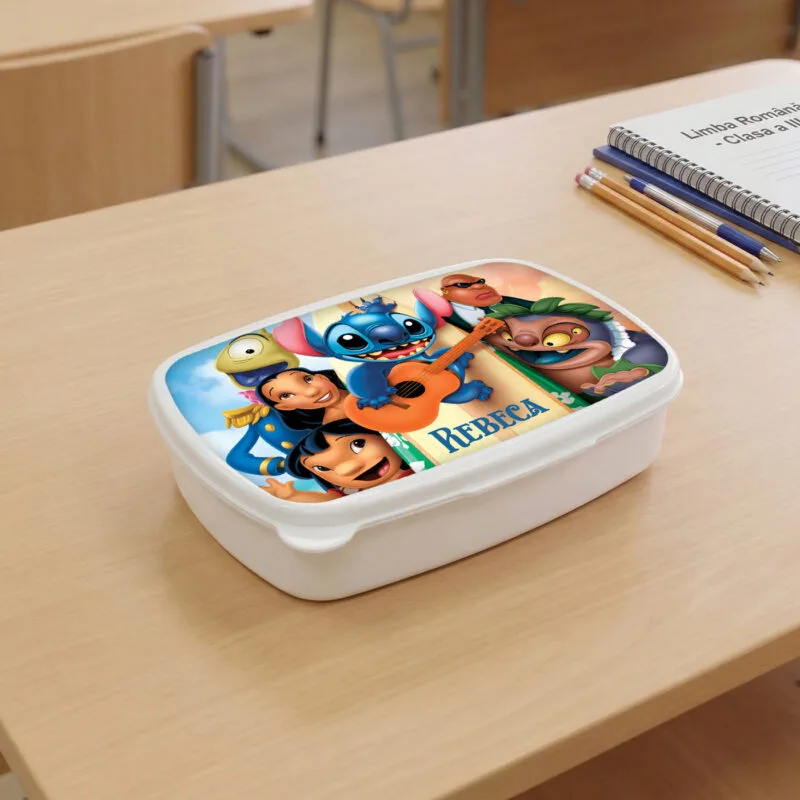 caserolă personalizată lilo și stitch cu nume