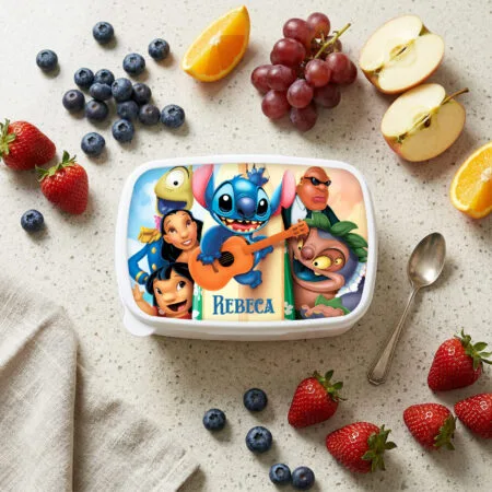 caserolă personalizată lilo și stitch cu nume