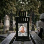 felinar memorial personalizat – lumină și amintire eternă cu poză și mesaj
