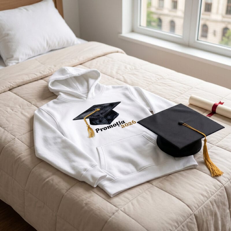 hanorac personalizat absolvire — promoția 2026