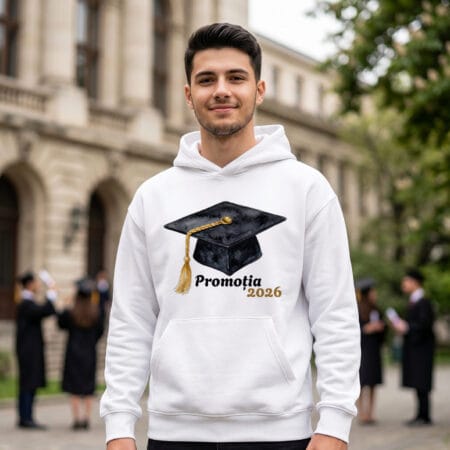 hanorac personalizat absolvire — promoția 2026