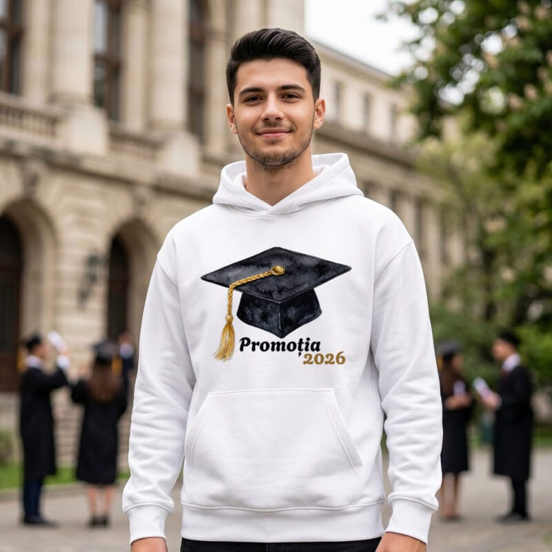 hanorac personalizat absolvire — promoția 2026