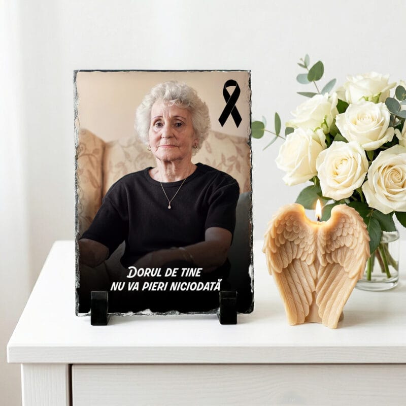 piatră personalizată „dorul de tine nu va pieri niciodată