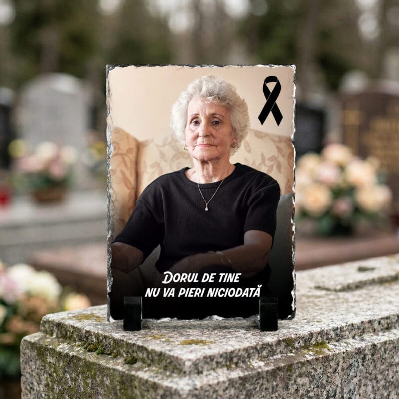 piatră personalizată „dorul de tine nu va pieri niciodată