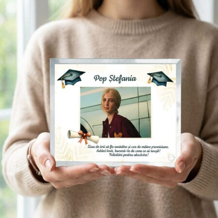 foto sticlă oglindă felicitări pentru absolvire!