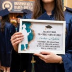 ramă foto 3d personalizată – felicitări pentru absolvire