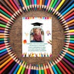 set 2 magneți personalizați – absolvire grădiniță – poză și mesaj