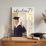 tablou canvas personalizat absolvent 2026 – poză și design modern