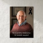 tablou memorial personalizat – omagiul de suflet cu poză și mesaj de neuitat