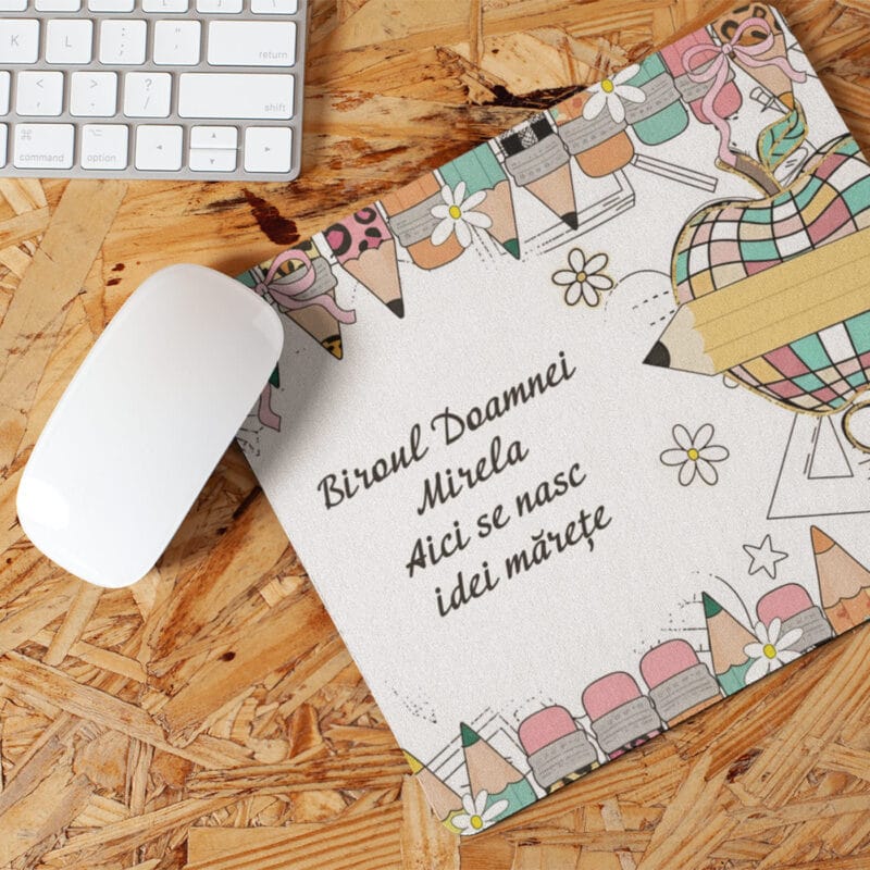 mousepad personalizat cu nume — cadou Învățătoare și educatoare