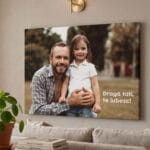 tablou canvas personalizat cu poză și mesaj — cadou tata tablou canvas personalizat cu poză și mesaj — cadou tata