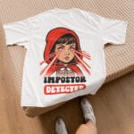 tricou oversized scufița roșie cu lasere — impostor detected