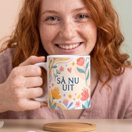 cană personalizată cu afirmații pozitive — să nu uit