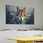 tablou canvas personalizat cu mesaj — lup motivațional