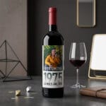 vin personalizat cu poză și anul nașterii — ediție limitată