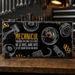 ardezie panoramică personalizată cu poză și mesaj — pentru mecanic ardezie panoramică personalizată cu poză și mesaj — pentru mecanic