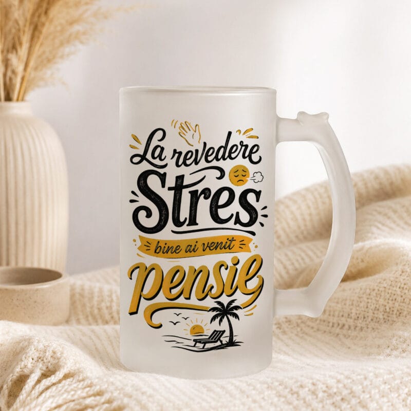 halbă de bere pensionare — la revedere stres, bine ai venit pensie halbă de bere pensionare — la revedere stres, bine ai venit pensie