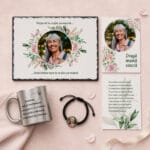 set cadou personalizat cu poză și mesaj pentru soacră — 4 piese