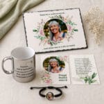 set cadou personalizat cu poză și mesaj pentru soacră — 4 piese