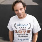 tricou personalizat cu anul nașterii — legendă pentru el