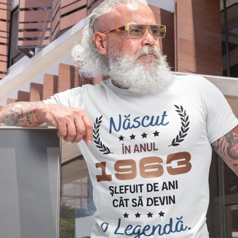 tricou personalizat cu anul nașterii — legendă pentru el