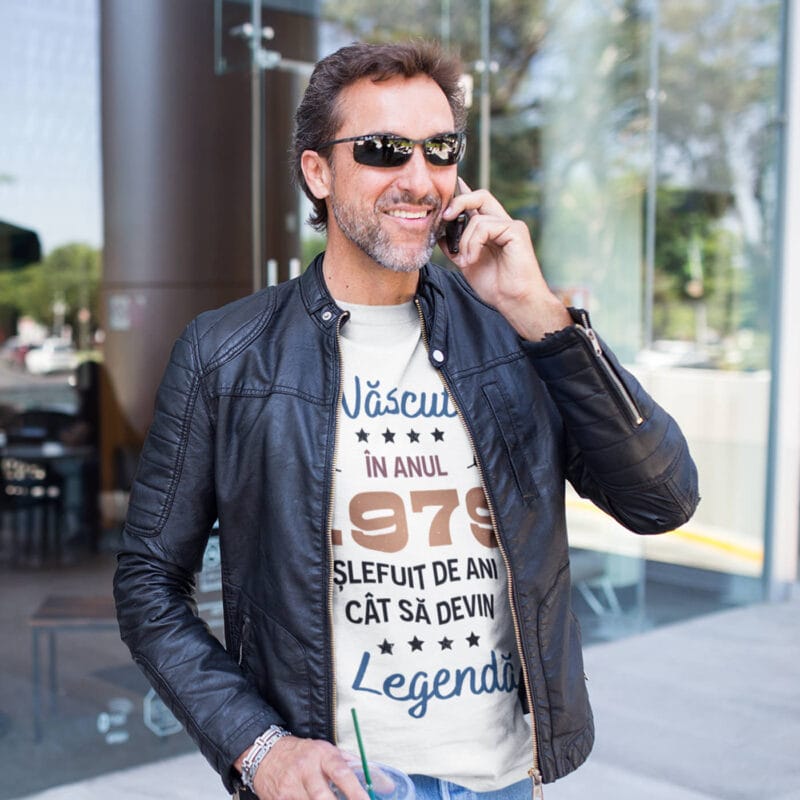 tricou personalizat cu anul nașterii — legendă pentru el