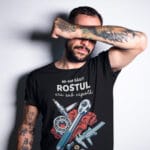 tricou bumbac personalizat cu mesaj — pentru mecanic auto
