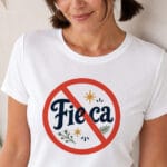 tricou unisex de crăciun cu mesaj sarcastic — fie ca interzis