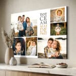 tablou canvas personalizat colaj cu 6 poze — tot ce am mai de preț