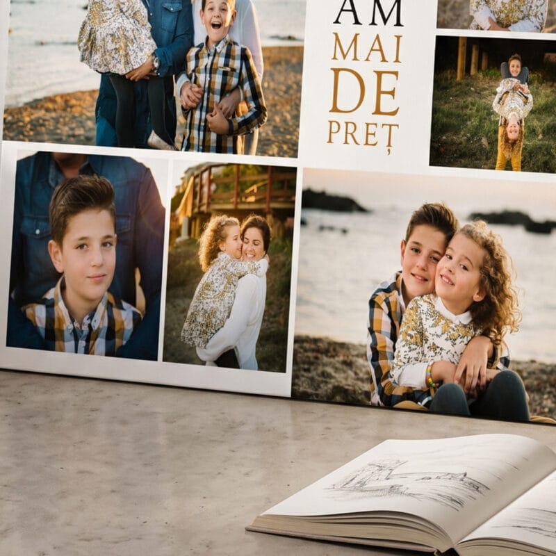tablou canvas personalizat colaj cu 6 poze — tot ce am mai de preț